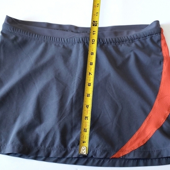 ⭐️3/ $30⭐️ MPG Women's Athletic Skirt Skort Grey Orange Size M - Picture 9 of 9